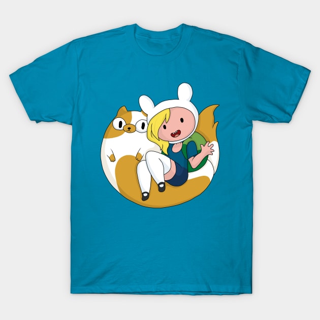 Fionna and Cake T-Shirt by valentinahramov